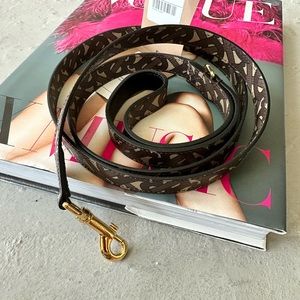 Burberry Monogram Print E-canvas Dog Leash
